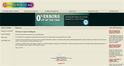 Desktop Screenshot of corprinting.com
